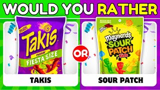 Would You Rather...? Spicy vs Sour Junk Food 🌶️🍋