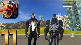 Super Venom Spiderman Rope Hero - Gangster City Crimes #11 Android Gameplay screenshot 4
