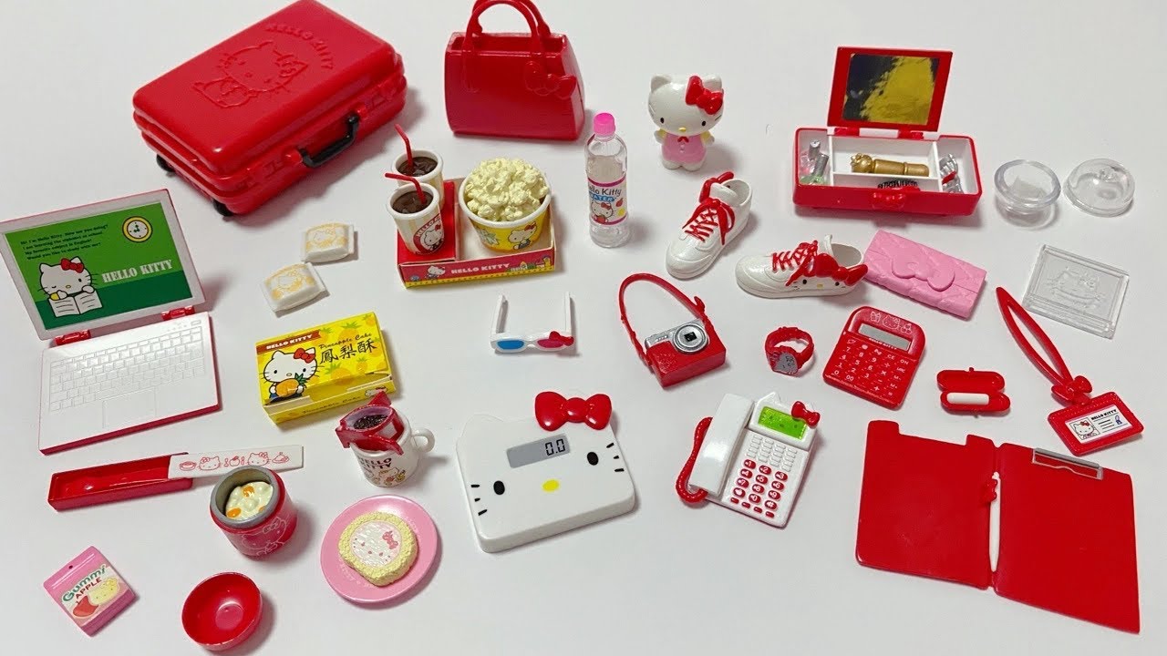 Re-ment Hello kitty OL life ｜miniature office supplies 