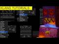 KLANG - OVERVIEW OF COMPONENT MENUS