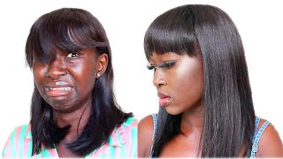 WATCH ME TRANSFORM MESSY BANGS FOR THE FIRST TIME