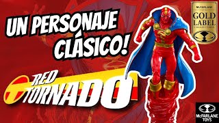 RED TORNADO! EL ANDROIDE CLÁSICO DC | UNBOXING FIGURA DC MULTIVERSE MCFARLANE TOYS 🤖🌪️🔴🟡