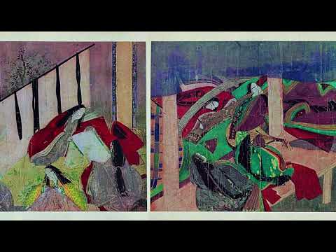 国宝 源氏物語絵巻 藤原隆能 - YouTube