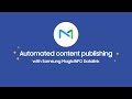MagicINFO™ Datalink: Dynamic Content Publication | Samsung