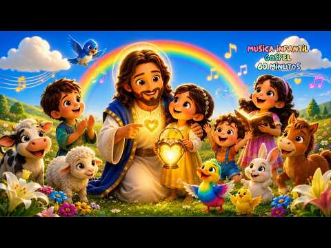 Deus Nunca Esquece de Você | Minha Pequena Luz | 1 Hora de Louvor Infantil Para Cantar e Aprender