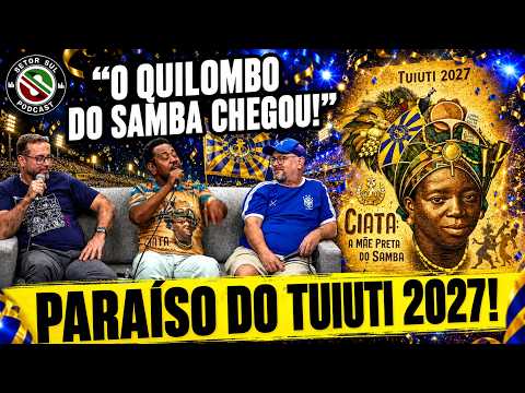 ARREPIOU! PIXULÉ CANTA AO VIVO O SAMBA DA TUIUTI PARA 2027