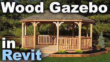Wooden Gazebo in Revit Tutorial