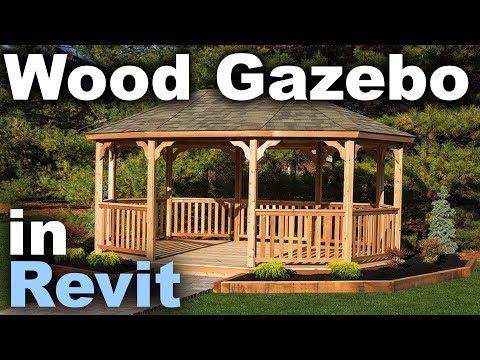 Wooden Gazebo in Revit Tutorial
