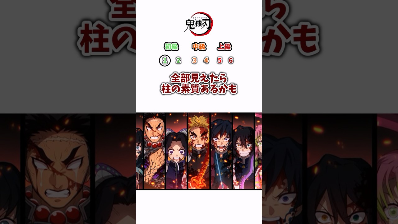 全部見えたら柱の素質あり！Part7 #鬼滅の刃 #クイズ #暇つぶし