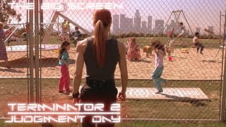Sarah's recurring nightmare | Sarah intends to change the future | Terminator 2 JD (1991)
