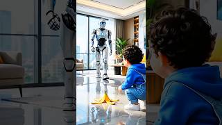 🤖 AI Robot Challenges a Baby! 😱👶 | Hilarious AI Comedy #shorts