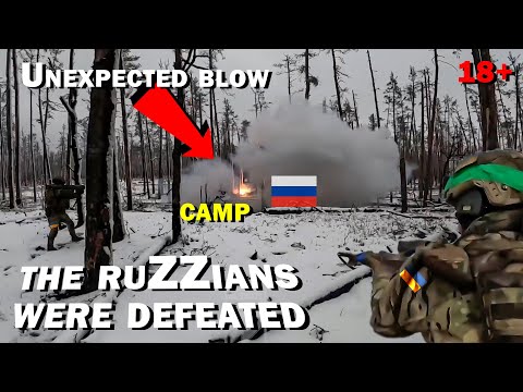 Ukrainians break into the camp of Russian soldiers! 18+ Russians lost