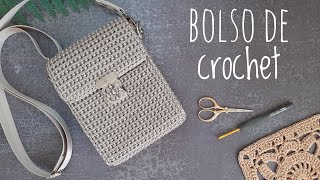 Bolso De Ganchillo O Crochet Fácil Paso A Paso. Diy. Crochet Phone Bag. Mini Cross Bag.