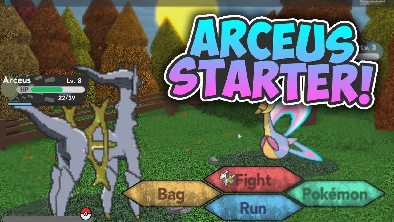 How To 100 Get Arceus As A Starter Pokemon Brick Bronze - thinknoodles roblox pokemon brick bronze randomizer