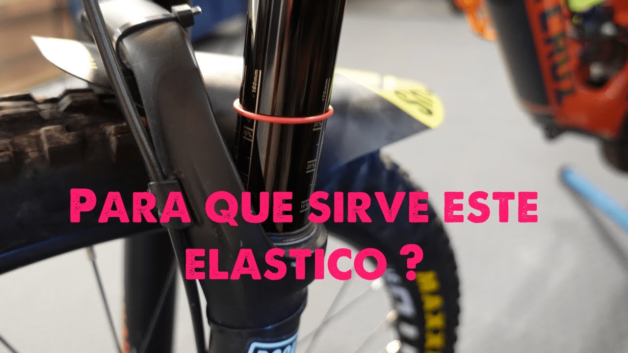 para que sirve el elástico de tu horquilla ..y otros ajustes de bicicleta