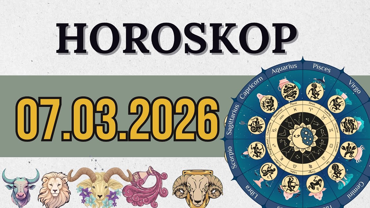 TAGESHOROSKOP 7. MÄRZ 2026 -  FÜR ALLE STERNZEICHEN