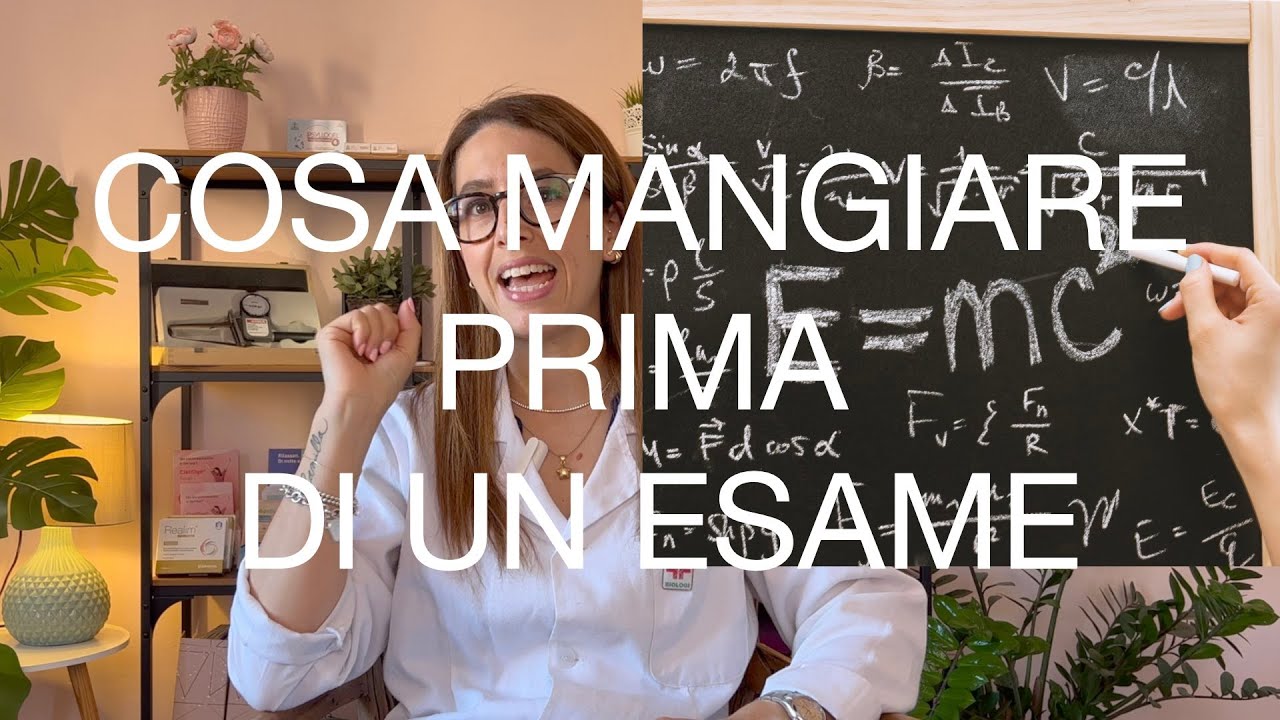Ep.8 Cosa mangiare PRIMA di un ESAME - YouTube