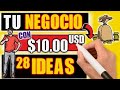 TU NEGOCIO CON 10 DOLARES  *28 IDEAS*