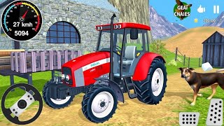 Offroad Tractor Farming Simulator 3D 🚜 | Mountain Cargo Tractor Driving Game | Android Gameplay screenshot 3