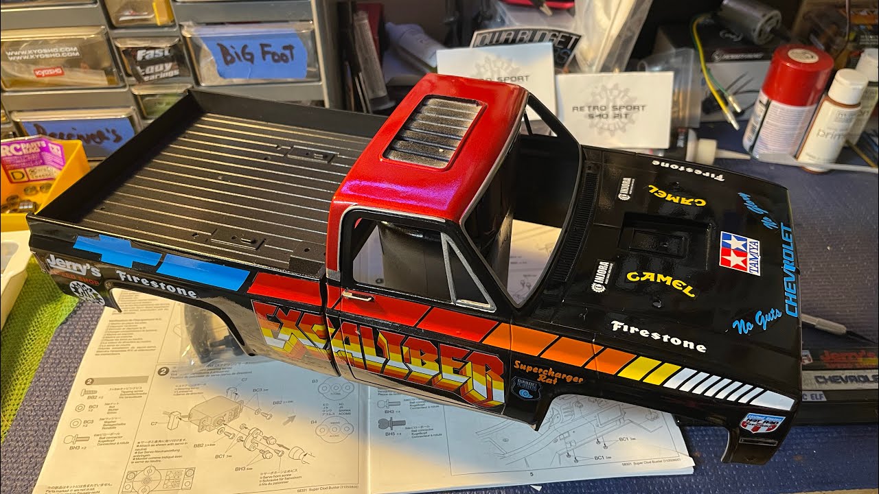 Tamiya Clodbuster Excaliber build Final Paint and Decals YouTube