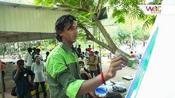 Beyond Frames - Double Hand Painting Demonstration