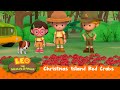 Christmas Island Red Crabs | Help Them Cross Safely! | Leo the Wildlife Ranger | Kids Animation