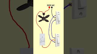 How to Connect Fan Regulator in Two Way Switch | Complete Wiring Guide #shorts #electrical #wiring