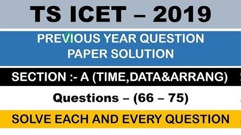 TS ICET 2019 ANALYTICAL  ABILITY | TIME DATE & ARRANGEMENT PROBLEMS EXPLANATION IN TELUGU SHANAWAZ