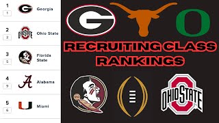 Top Recruiting Classes Of 2024