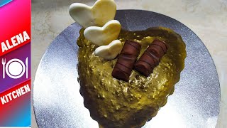 💖Τέλεια Σοκολατένια Τούρτα Καρδιά | Perfect Chocolate Heart Cake | Alena Kitchen