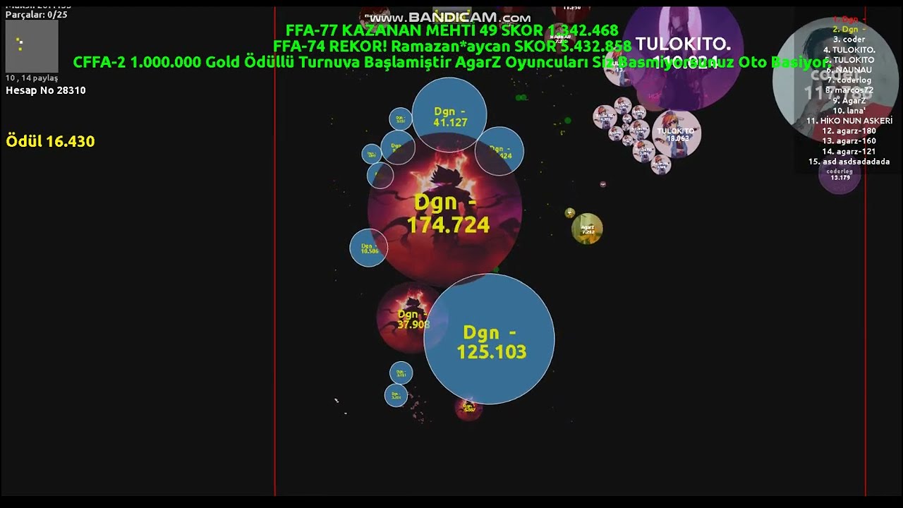 #agarz #agarzvs Dgn75 , Dgn -  İZLEYİCİ MODUNDAN