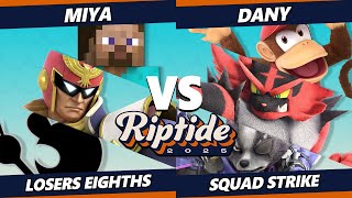 Riptide 2025 TOP 8 - Miya Vs. Dany - Smash Ultimate - SSBU