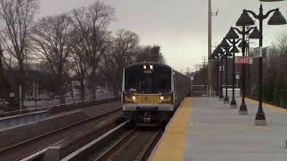 LIRR: Bombardier M7 to Babylon Arriving at Lynbrook