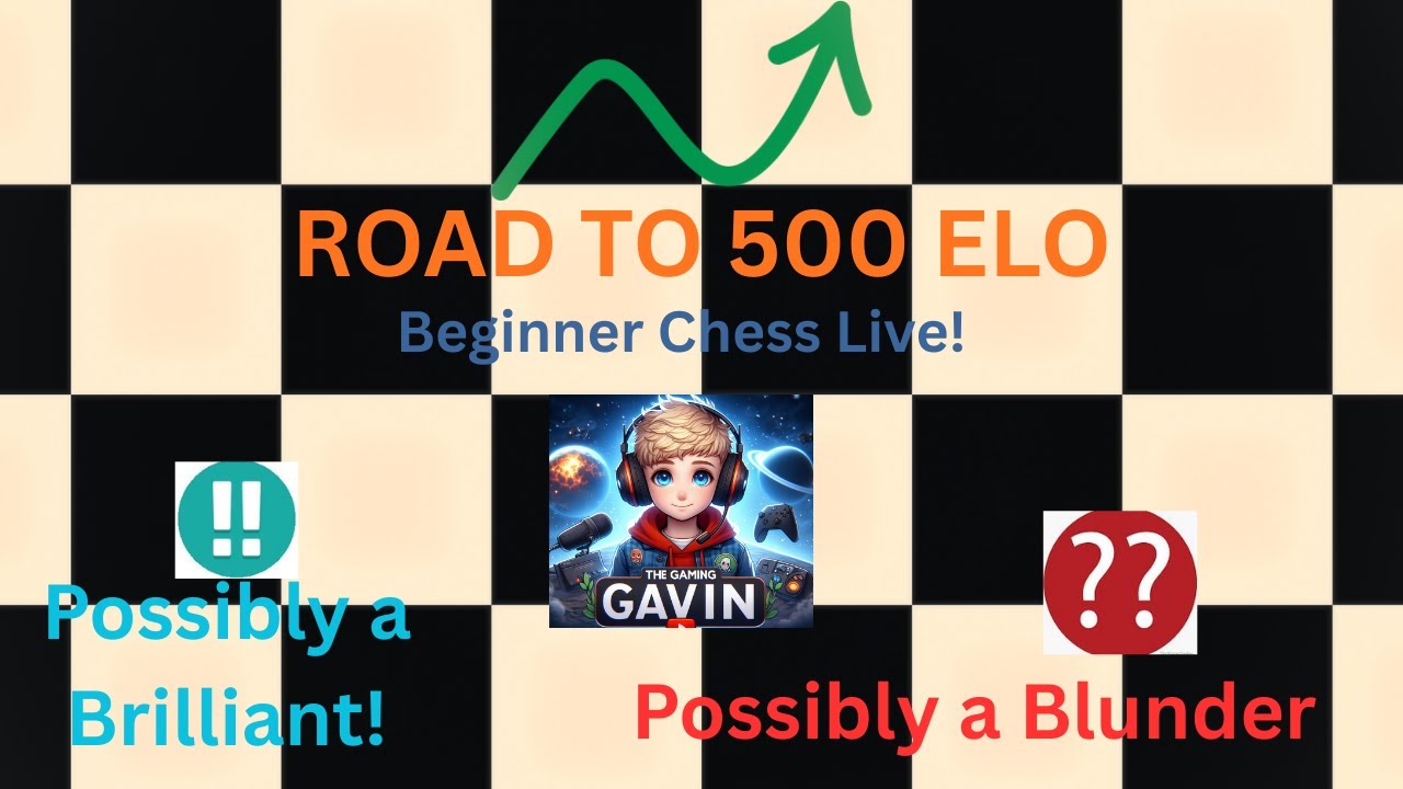 Beginner Chess LIVE | Climbing to 500 ELO - YouTube
