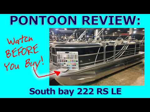 Pontoon Review:  2021 South Bay 222 RS LE