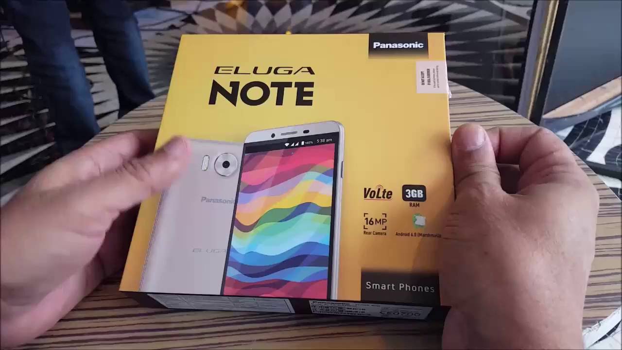 Unboxing Of Panasonic Eluga Note Smartphone