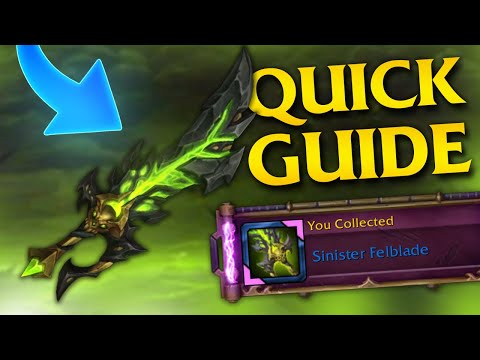 Sinister Fel Arsenal Transmog Guide in Legion Remix