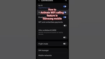 How to Activate WiFi calling feature inSamsung mobile  #wificalling #samsung #scam #gopalpathak #sa