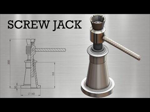 Screw Jack in Solidworks