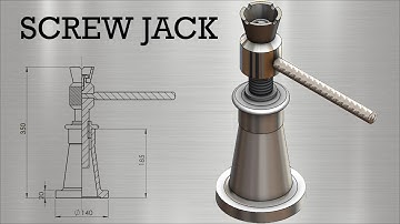 Screw Jack in Solidworks