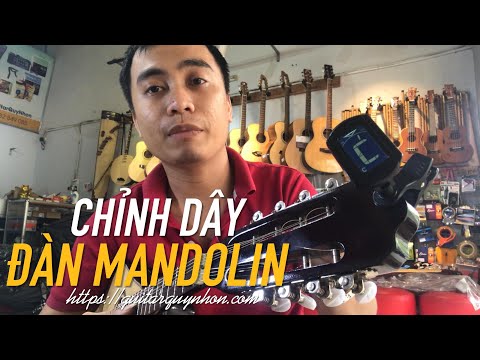 Chỉnh dây đàn Mandolin | Shop Guitar Quy Nhơn