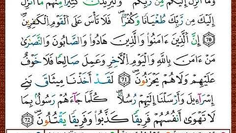 ختمة مصحف التجويد برواية قالون الصفحة رقم 119