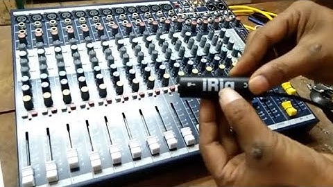 Connection iRig to echo mixer and mobile