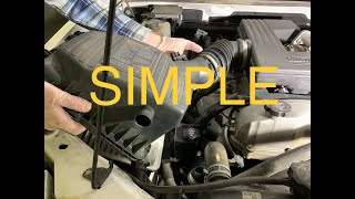 How to Change Air Filter Chevy Colorado (GMC Canyon, H3 Hummer) 2008 Hummer H3 Cabin Air Filter Location