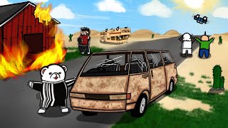 เจอบ้านไฟไหม้ - A Dusty Trip Roblox