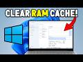 How to clear ram cache in windows 10 &amp; 11