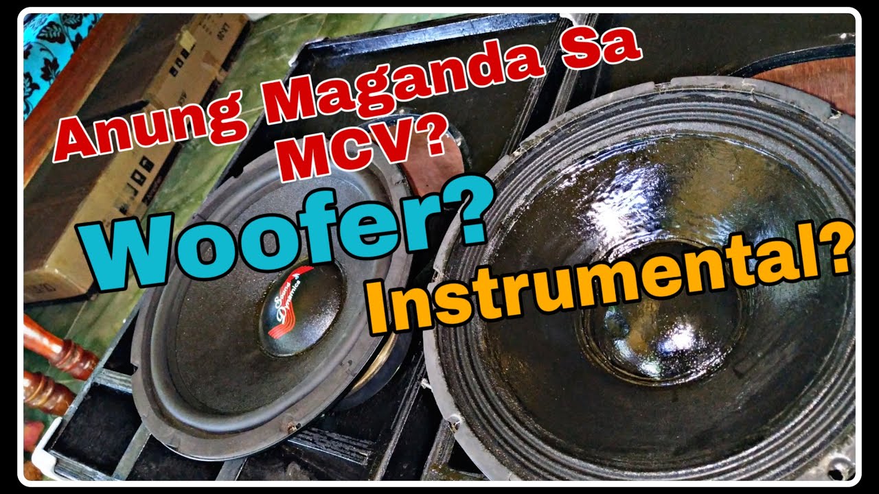 Woofer Speaker at Instrumental Speaker, Anu Mas Ok Sa MCV? Explain lang natin Ang konting nalalaman