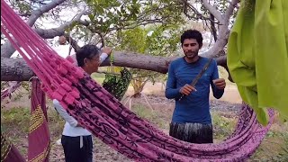 ACAMPAMENTO COM SEU MIÙRA. TIRAMOS CARANGUEJO E ARRASTAMOS CAMARÃO PIRINÃ  ANOITE.