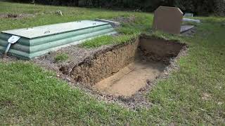 Cemetery damaged by Harvey, graves unearthed