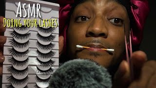 ASMR Hood Lash Tech Does Your Lashes | Roleplay